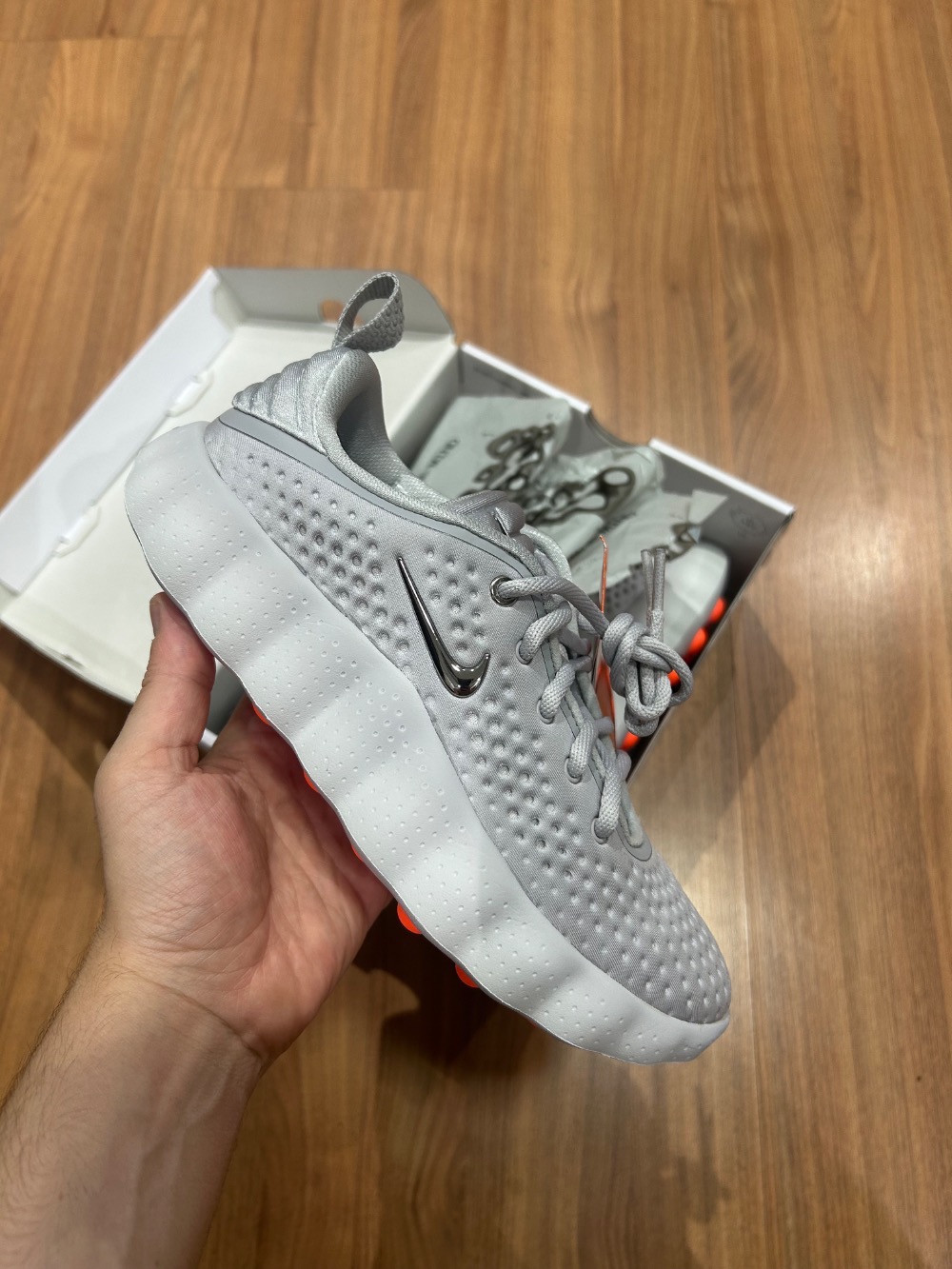 Nike Mind 002 Light Smoke Grey Feminino — 36, Novo