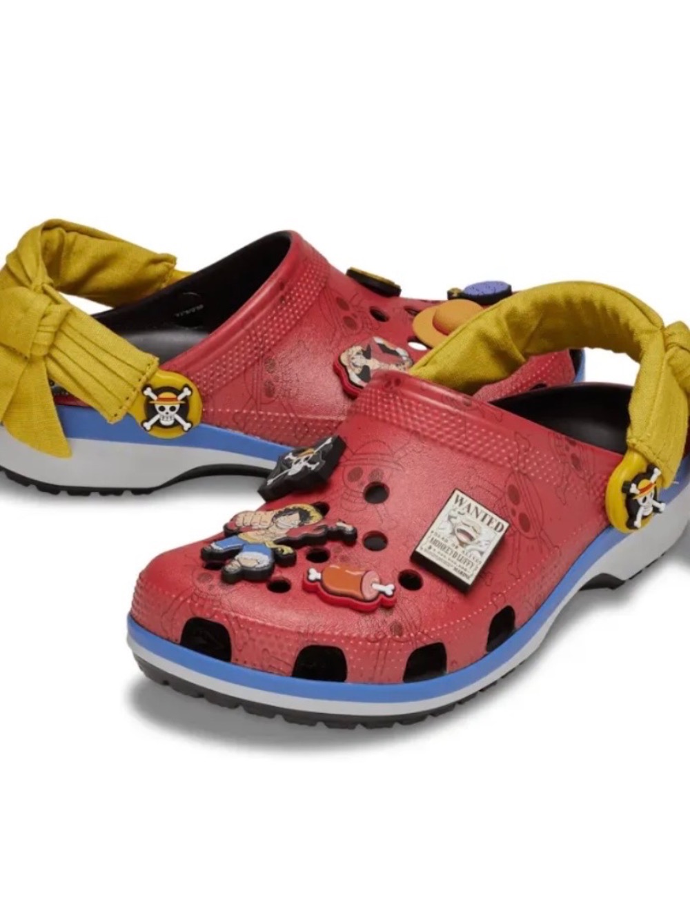 One Piece x Crocs Classic Clog Luffy Red Yellow Blue — 39 / 40 / 41 / 42, Novo