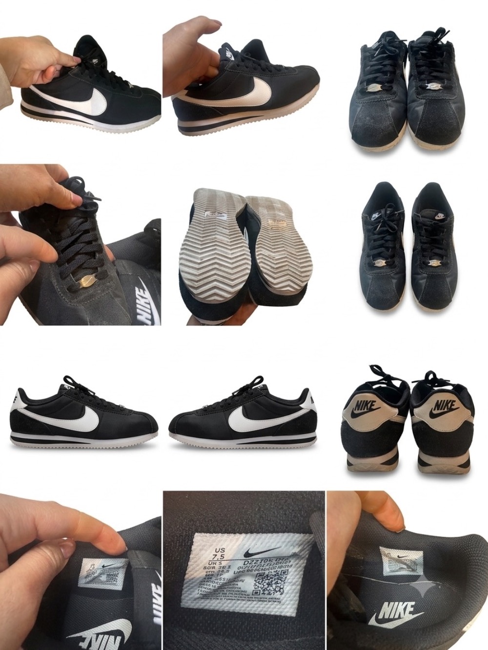 Nike Cortez Black White