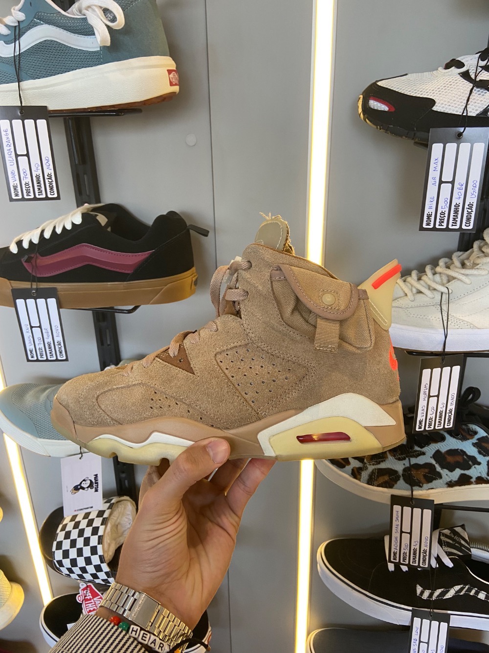 Travis Scott x Air Jordan 6 British Khaki