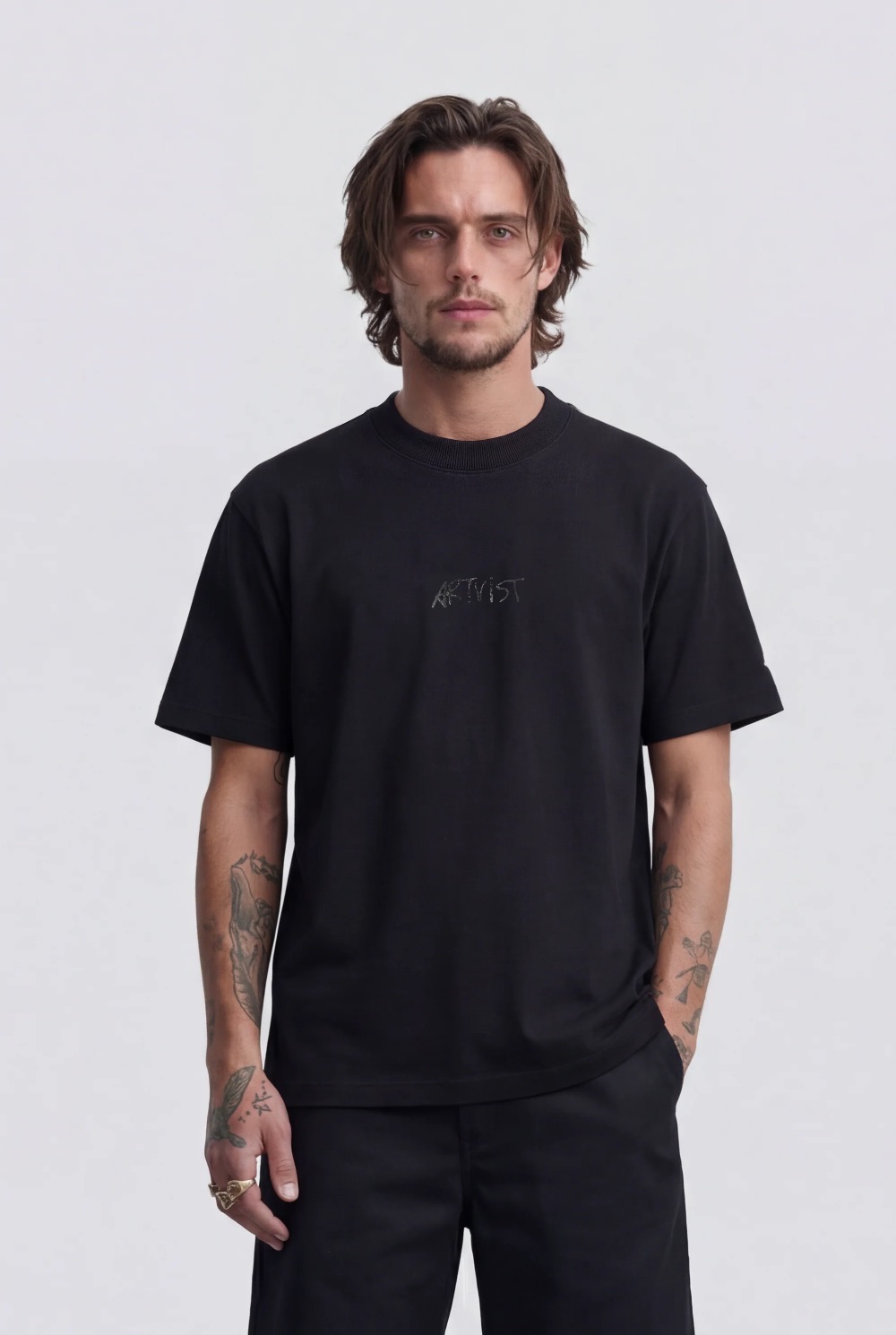 Camiseta Artvist Logo By Nature Black