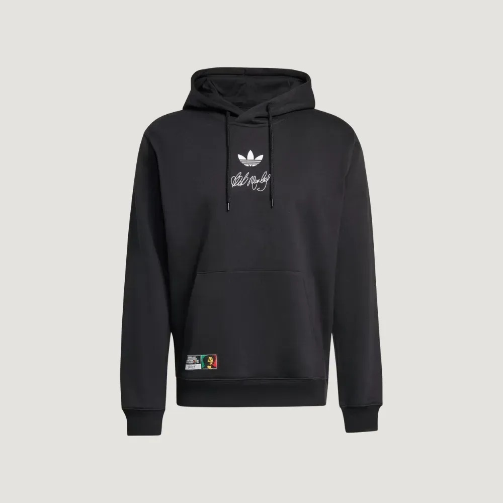 Bob Marley x adidas Moletom Black — P / M / G / XG / XXG, Novo