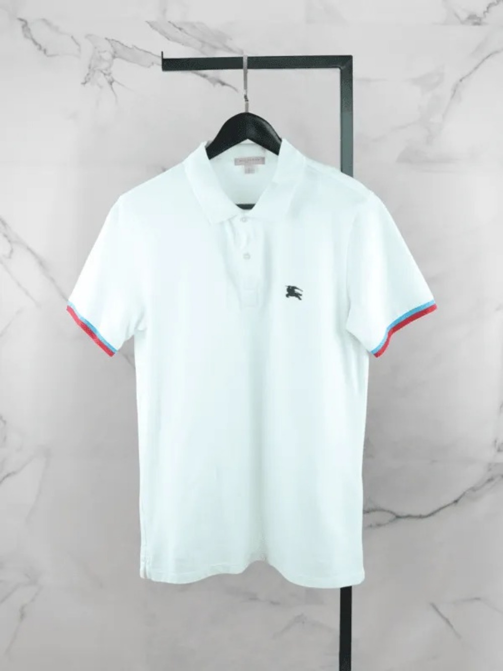 Camisa Burberry Polo Basic Logo Branca