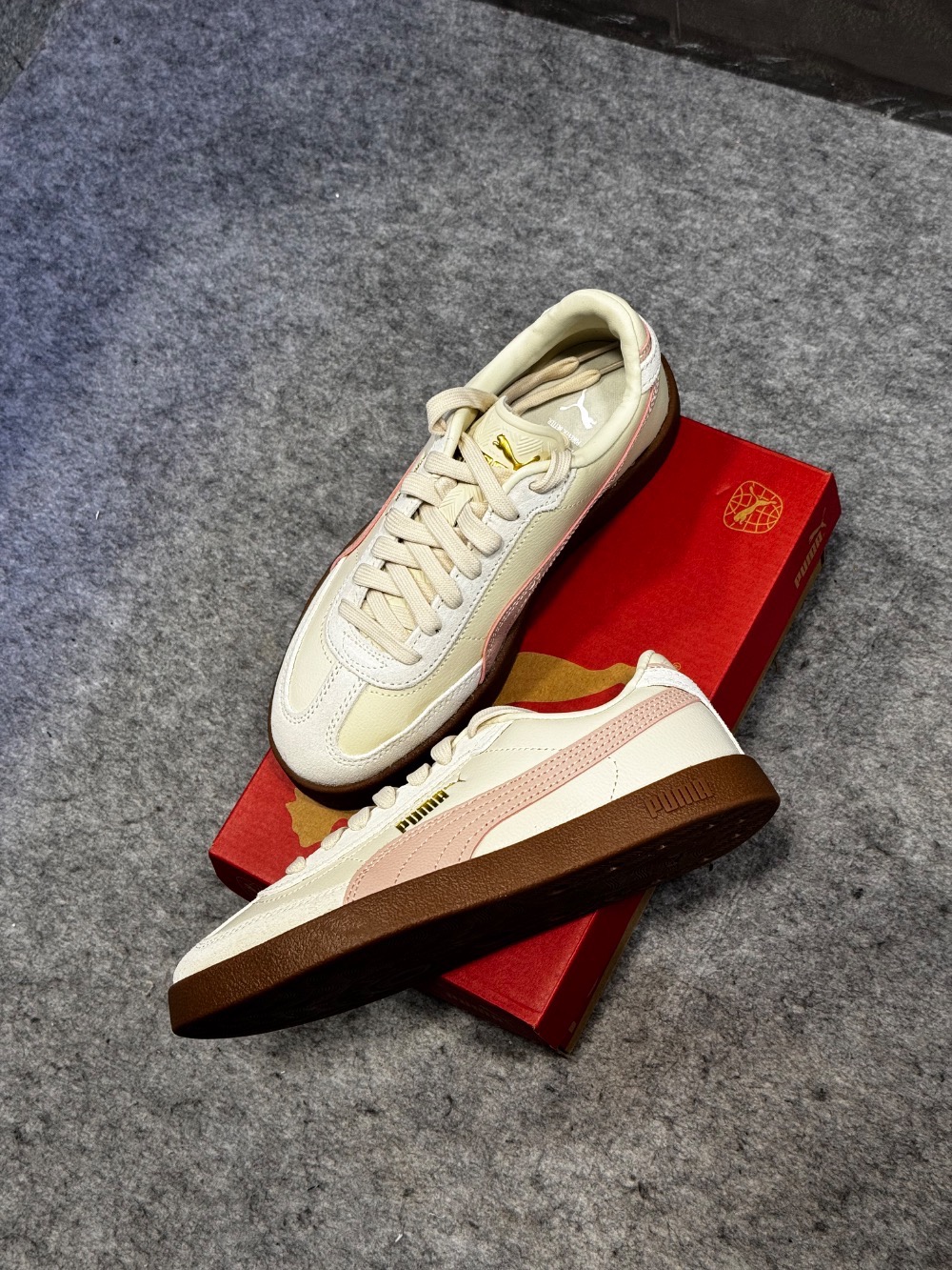 Puma Indoor OG Frosted Ivory Club Red