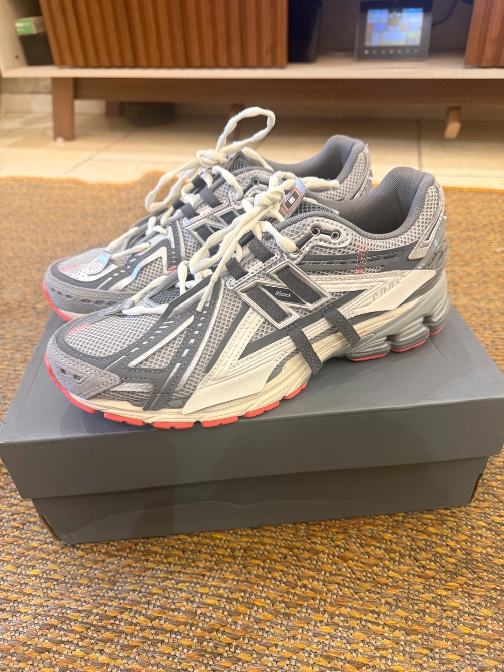 New Balance 1906A Slate Grey Drift Red