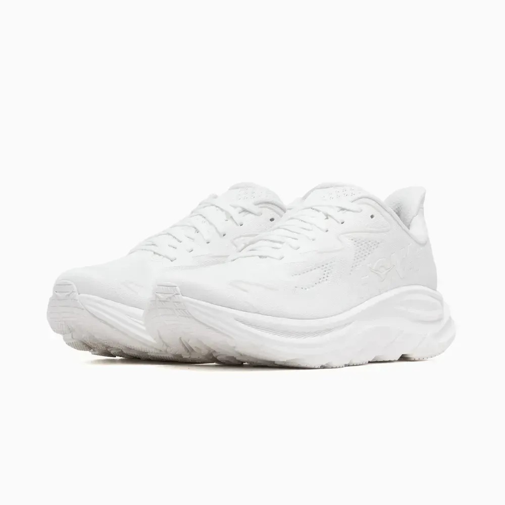 Hoka Clifton 10 White — 39.5 / 40 / 41 / 42 / 43 / 43.5 / 44, Novo