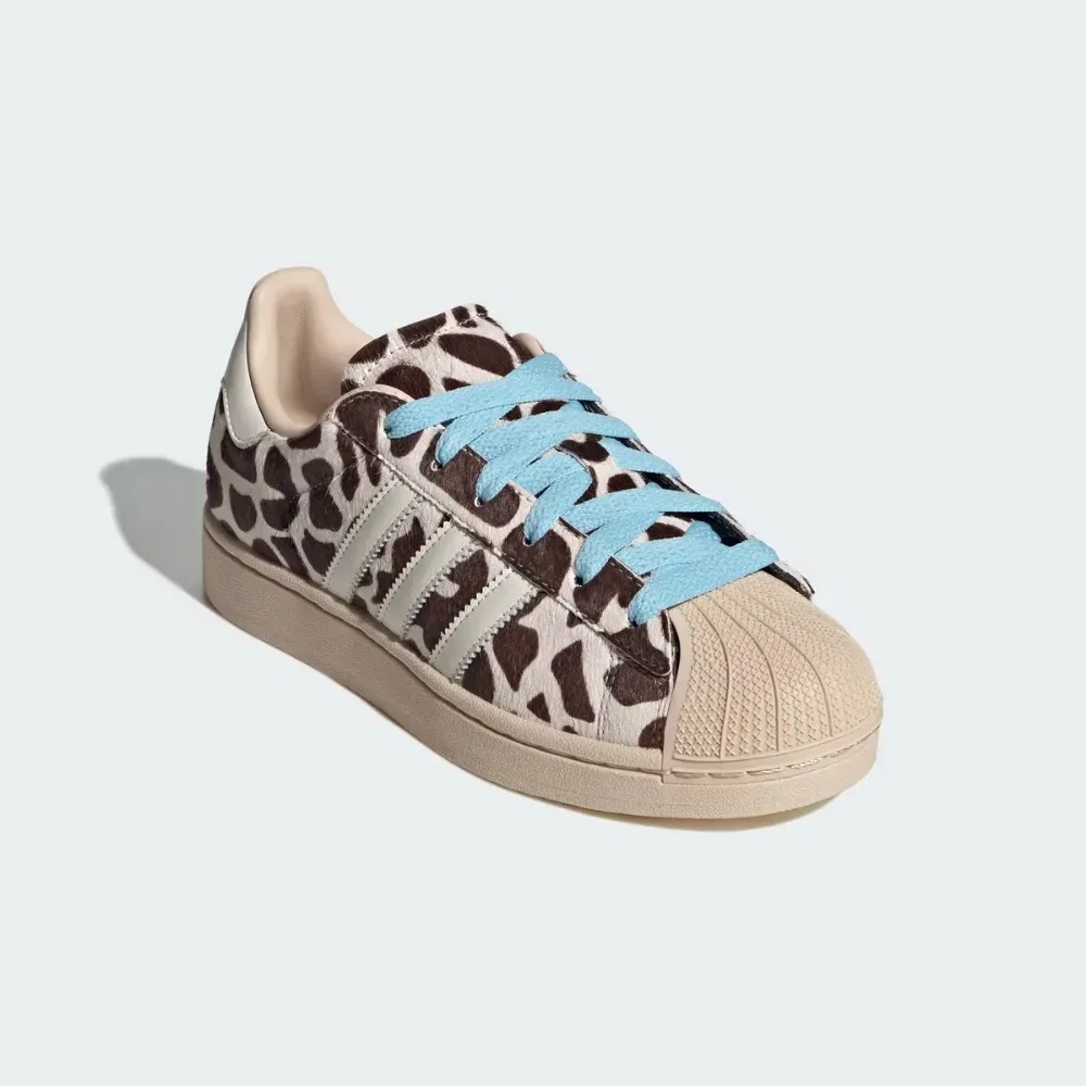 adidas Superstar II Giraffe Crystal Linen Ivory Gold Metallic — 34 / 35 / 36 / 37 / 38 / 39, Novo
