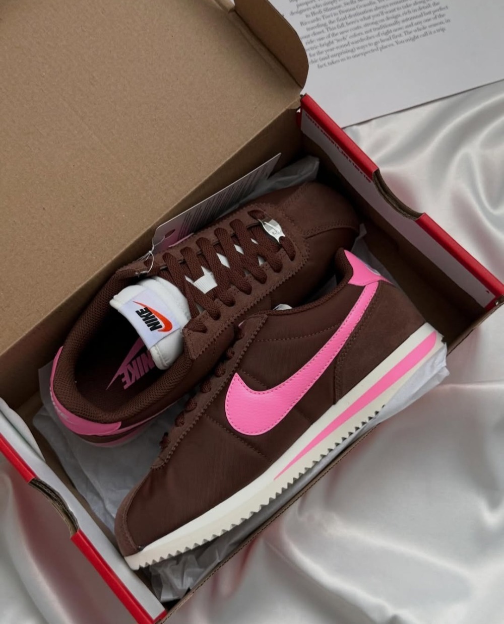Nike Cortez Fauna Brown Pink Spell