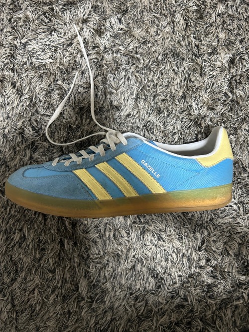 adidas Gazelle Indoor Semi Blue Burst Almost Yellow