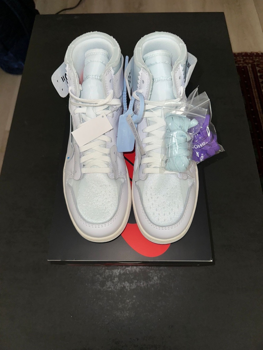 Virgil Abloh Archive x Air Jordan 1 High Retro Alaska (2026) — 42, Novo