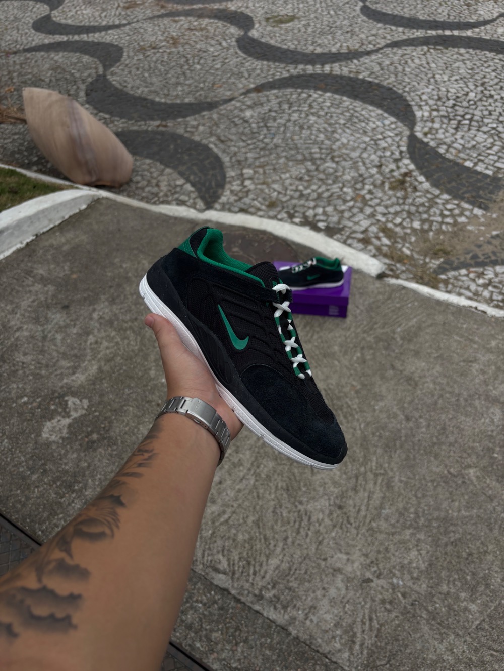 Nike SB Vertebrae Black Summit White Malachite