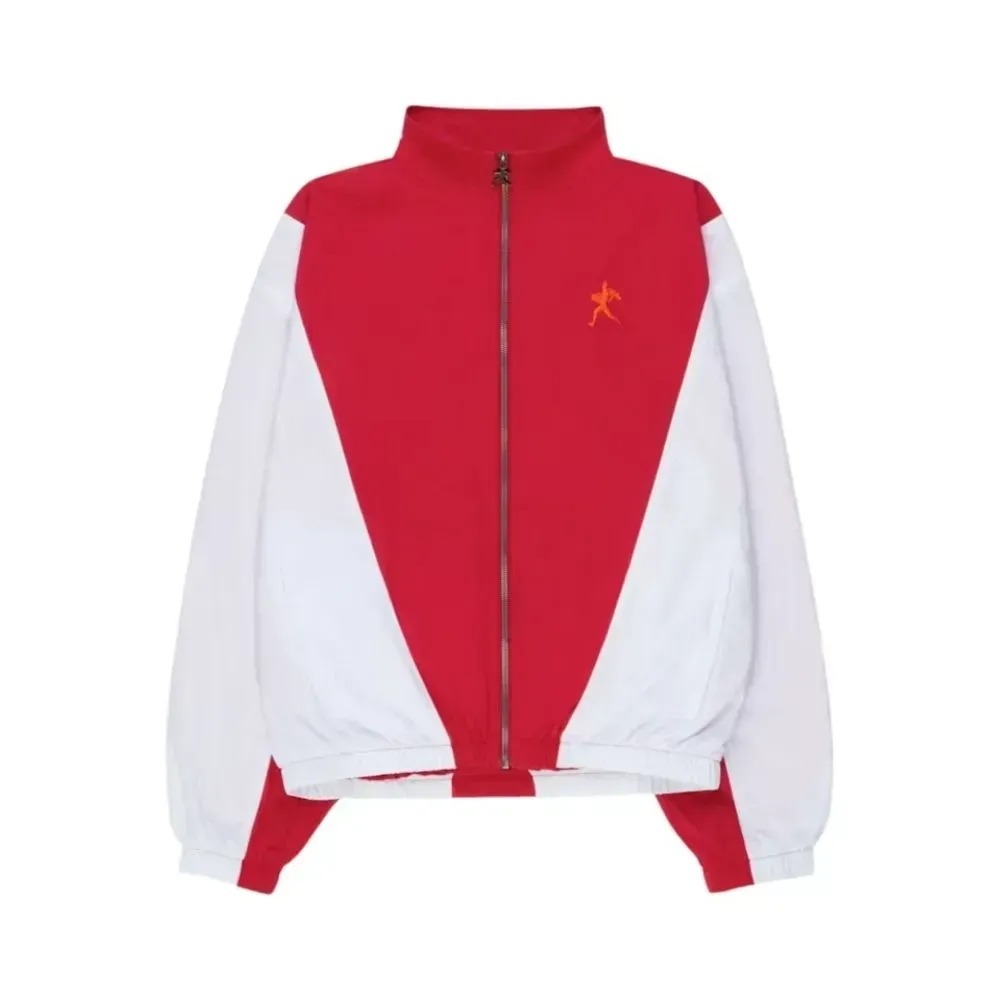 Marty Supreme A24 x Nahmias Jaqueta Zip Up Red White — M / G / XG, Novo