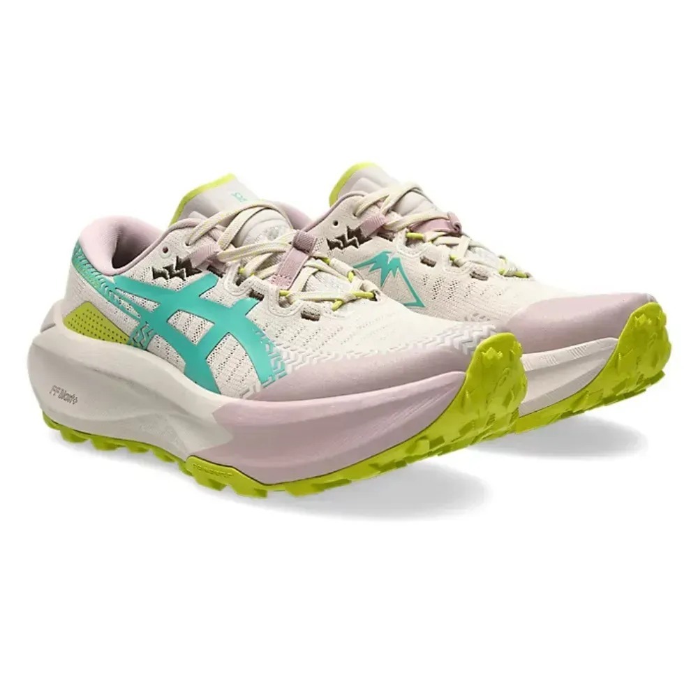 Asics Trabuco Max 5 Mineral Beige Aurora Green — 34 / 35 / 35.5 / 36 / 37 / 38 / 39 / 39.5 / 40 / 40.5 / 41 / 42 / 42.5, Novo