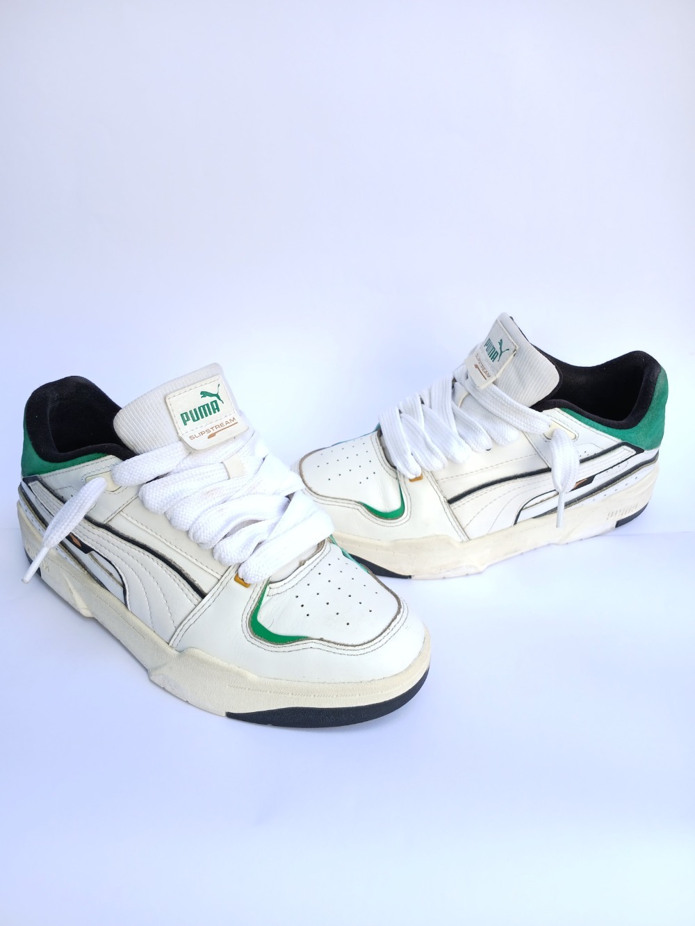 Puma Slipstream Bball White Archive Green