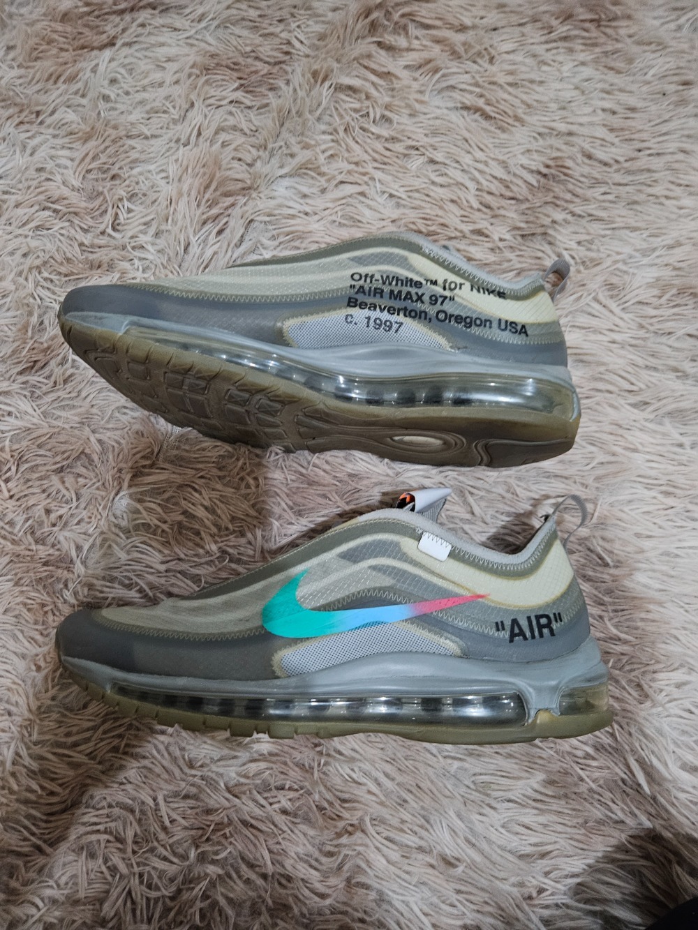 Off-White x Nike Air Max 97 Menta