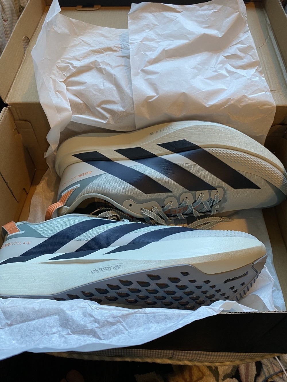 adidas Adizero Evo SL ATR Wonder Sage Aurora Ink — 37 / 39 / 39.5 / 40 / 42.5 / 43 / 44, Novo
