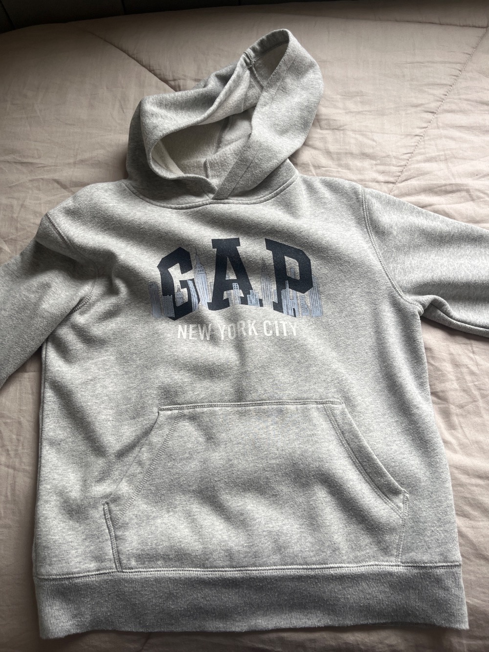 Moletom Cinza GAP estampa NYC- GAP Vintage