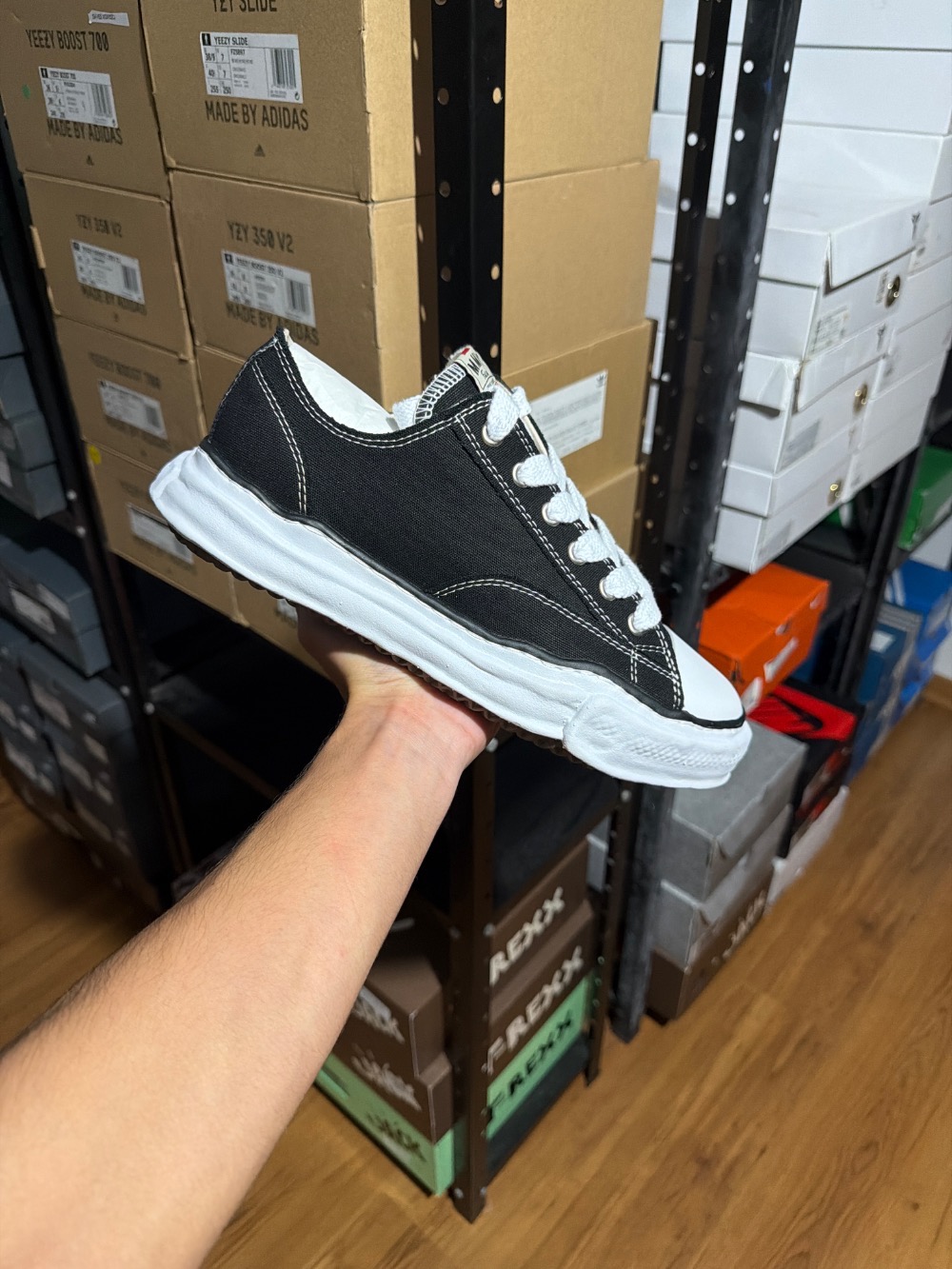 Mihara Yasuhiro Peterson OG Sole Canvas Low Black