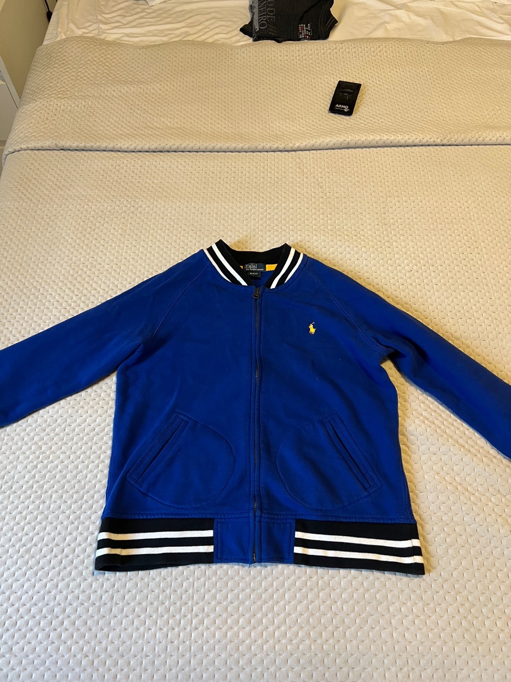 casaco ziper polo ralph lauren vintage
