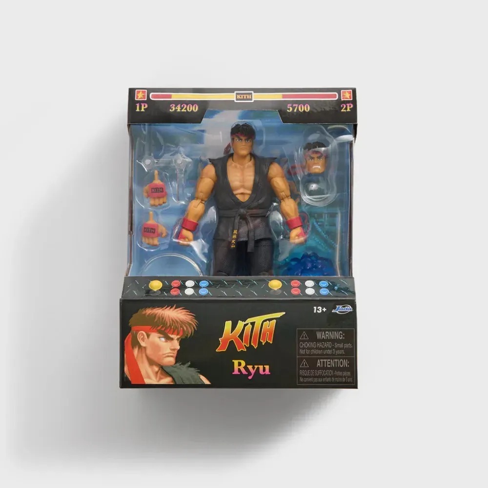 Capcom x Kith Jada Toys Ryu Figure Black