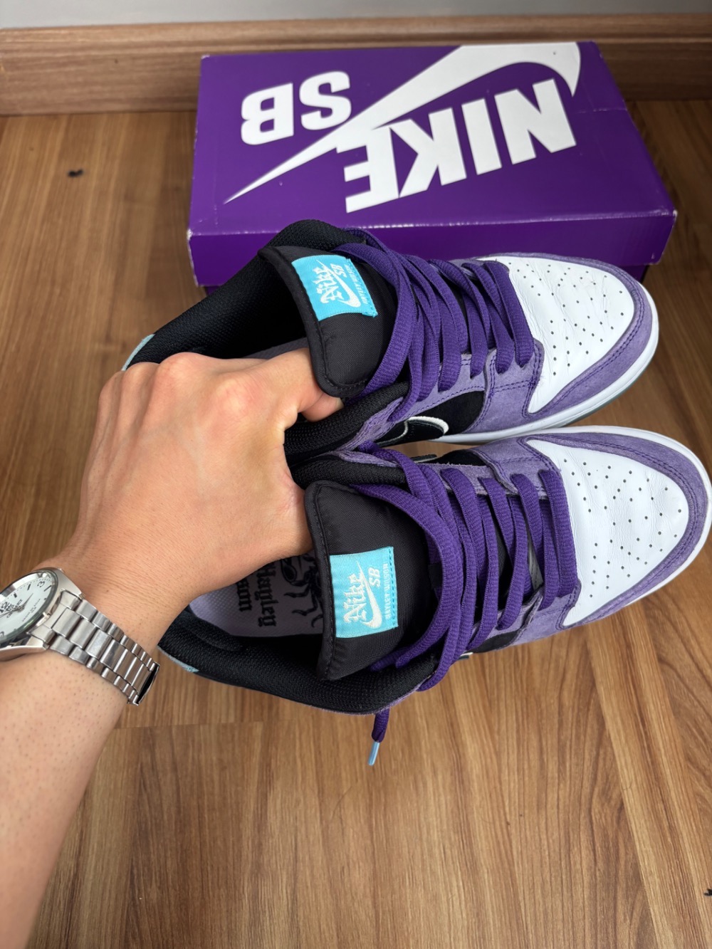 Hayley Wilson x Nike SB Dunk Low Court Purple — 39, Usado