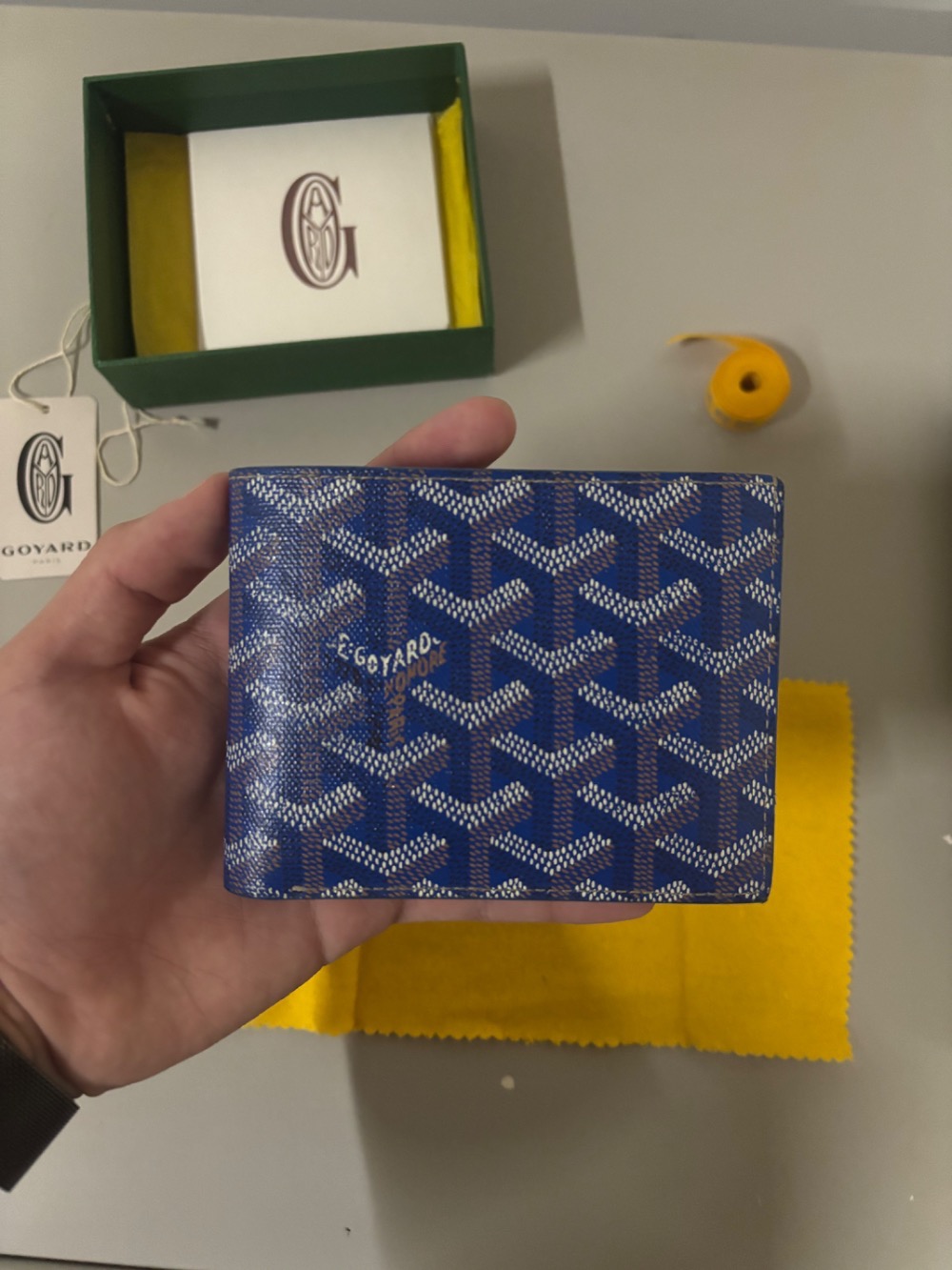 Goyard victorie Wallet sky blue
