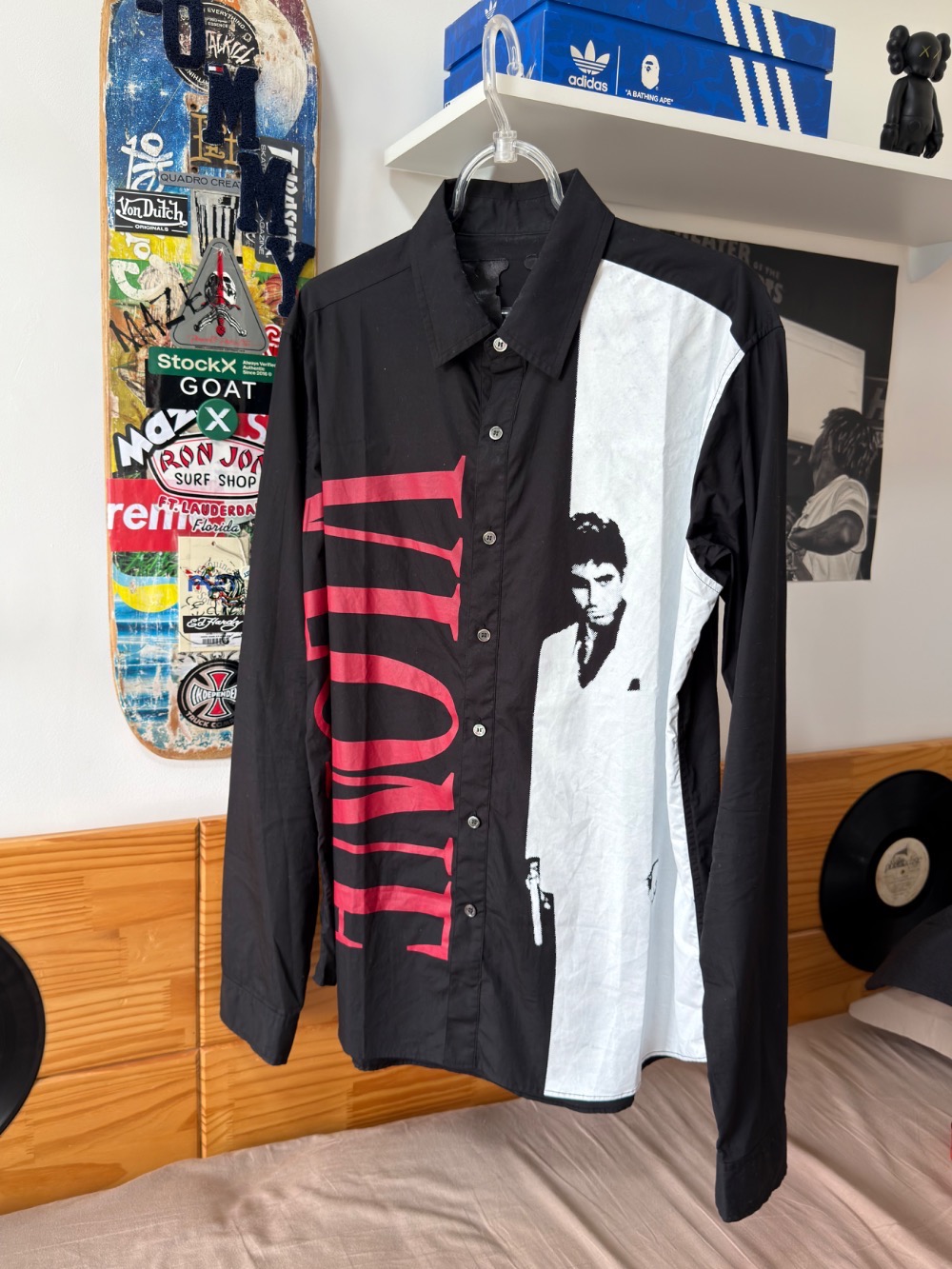 Vlone x scarface camisa
