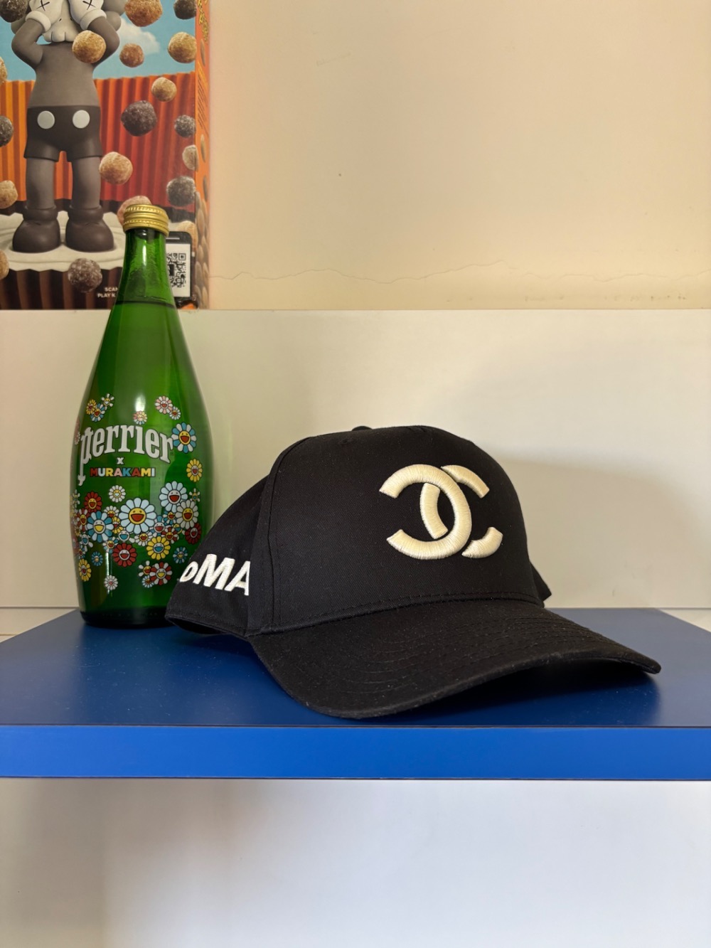Boné oMA Studios Double C Curved Brim Black — Único, Usado