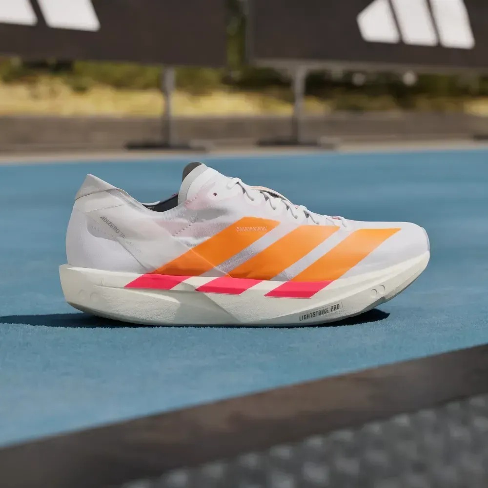 adidas Adizero Takumi Sen 11 Cloud White Lucid Orange Lucid Red — 38 / 39 / 39.5 / 40 / 40.5 / 41 / 42 / 42.5 / 43 / 43.5 / 44, Novo
