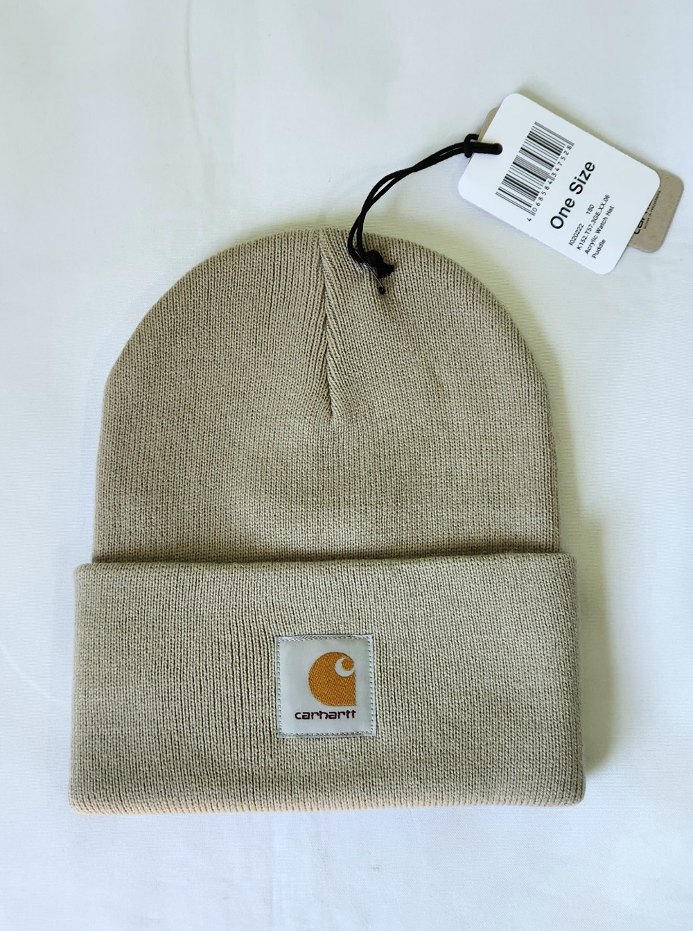 Gorro Touca Beanie Carhartt Bege Khaki Short Watch Hat