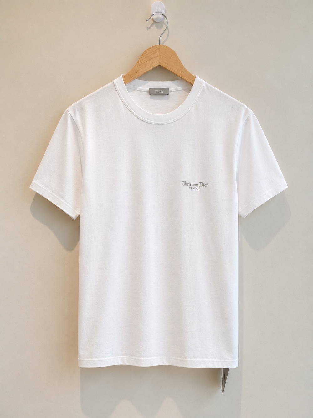 Dior Camiseta CDC Bordado Branca