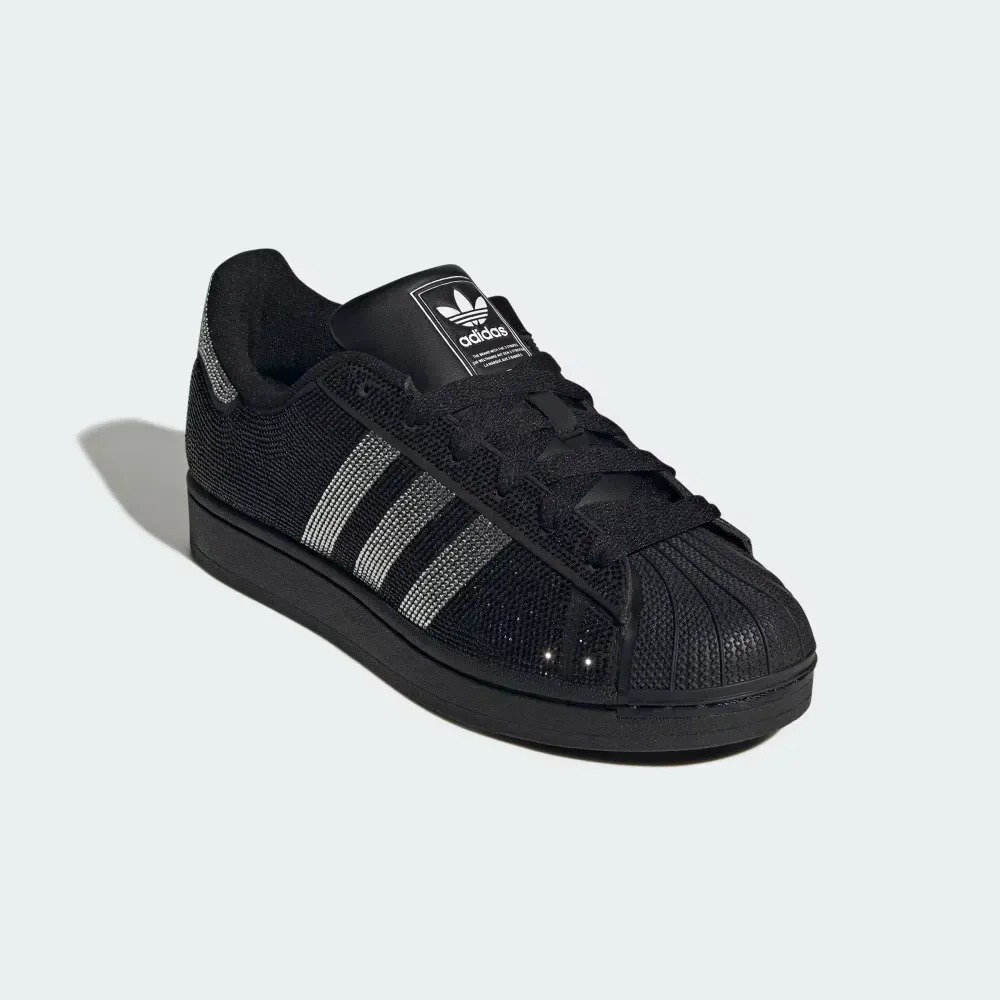 adidas Superstar II Core Black Silver Metallic Off White — 34 / 35 / 35.5 / 36 / 37 / 38 / 39 / 40 / 40.5 / 42, Novo