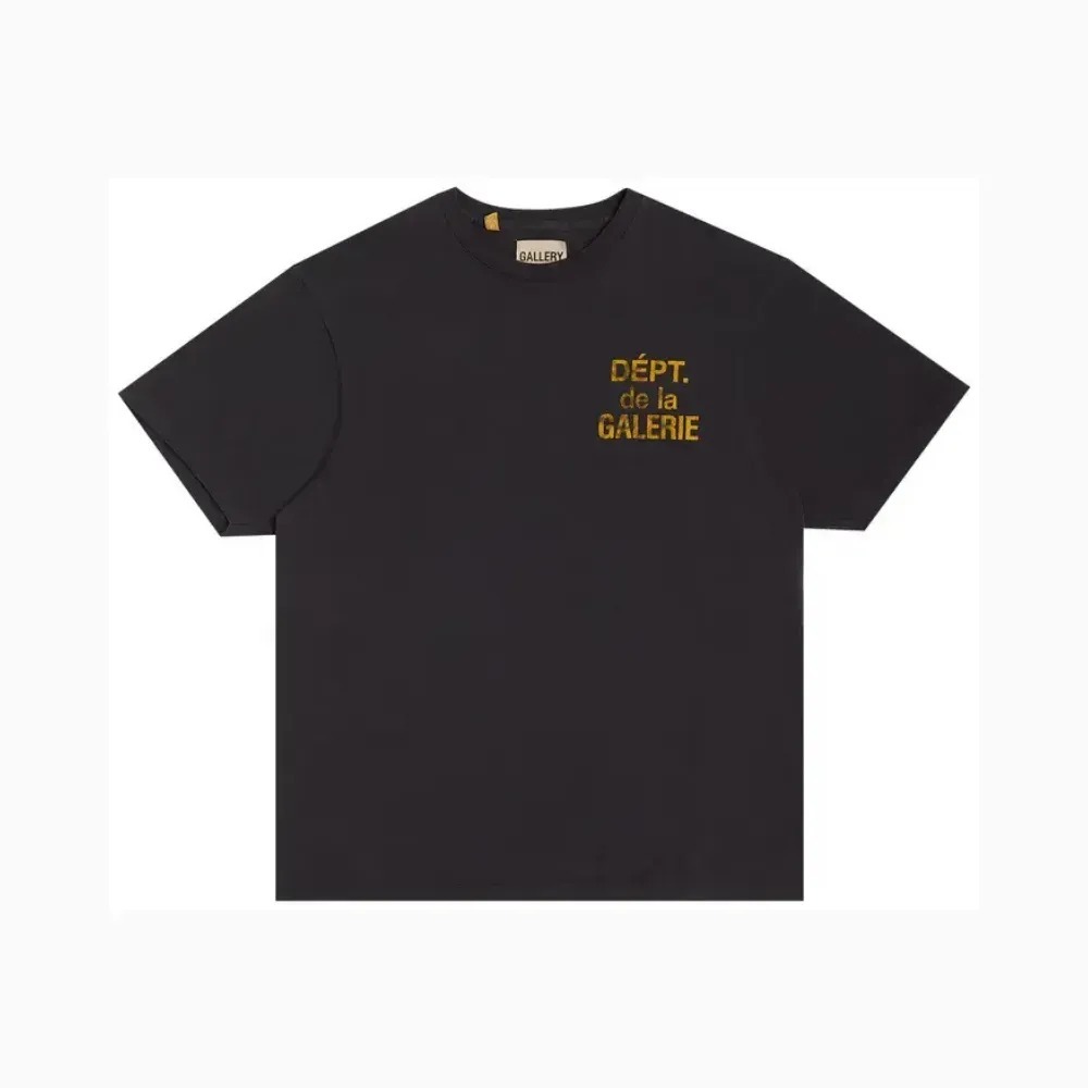 Camiseta Gallery Dept. French Black — PP / P / M / G / XG, Novo