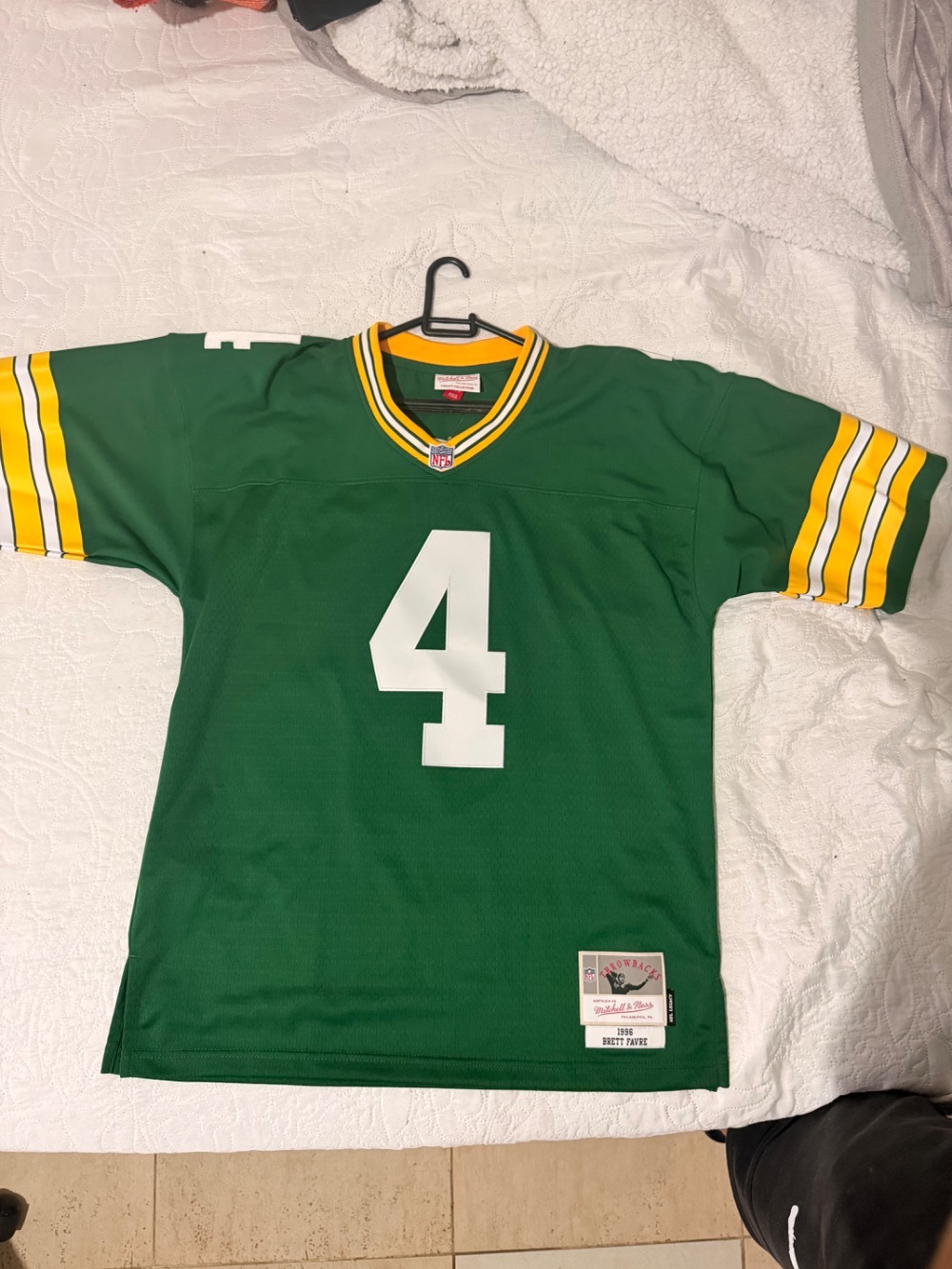 CAMISA MITCHELL & NESS PACKERS BRETT FAVRE MASCULINA