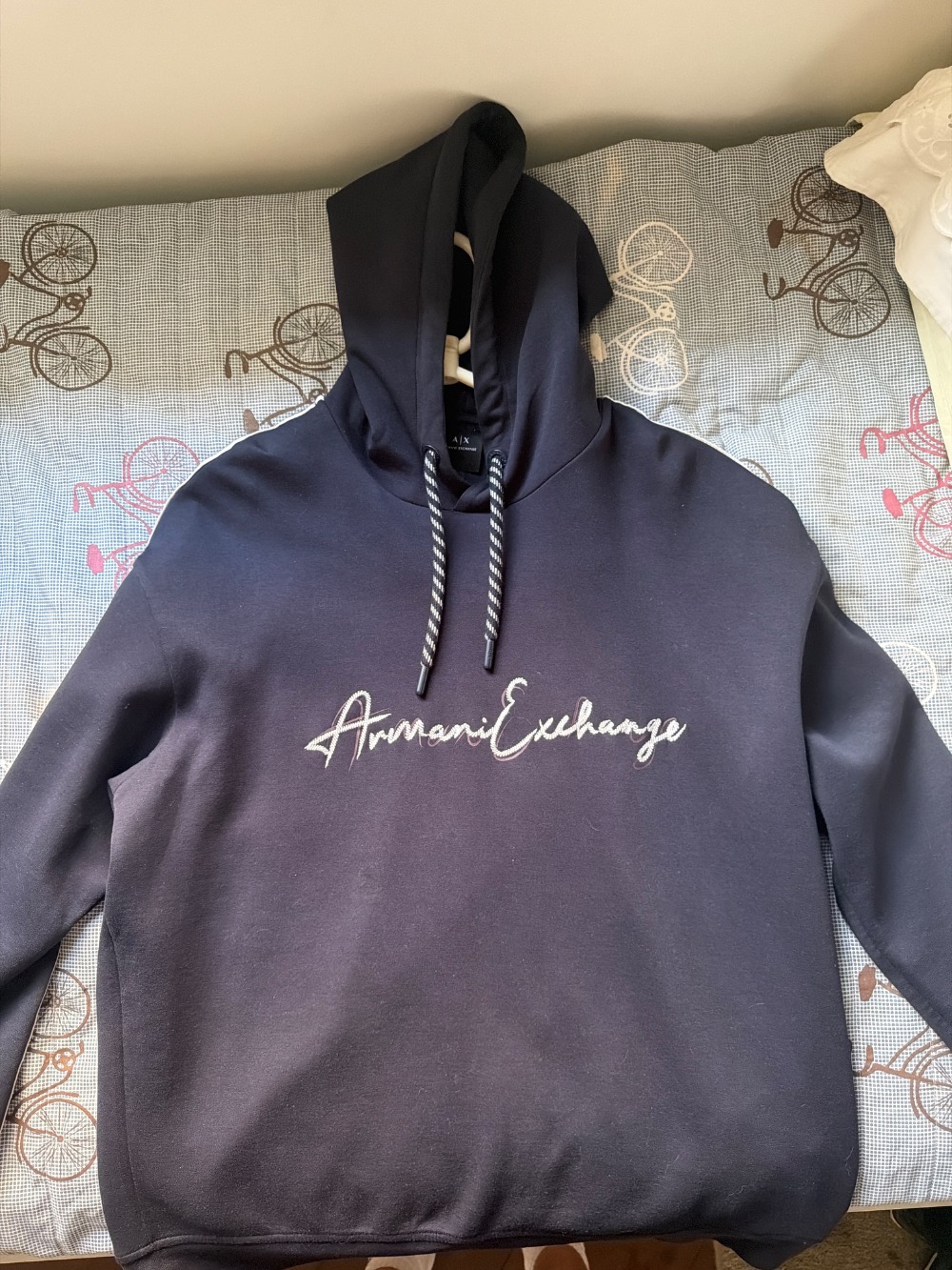 armani exchange moletom azul