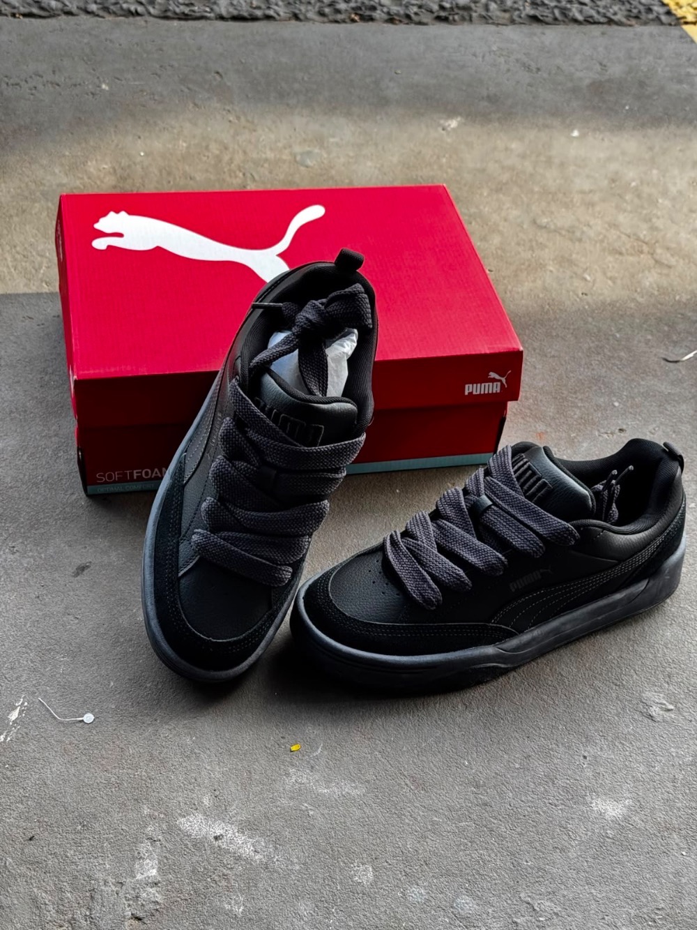 Puma Park Lifestyle Black Grey White