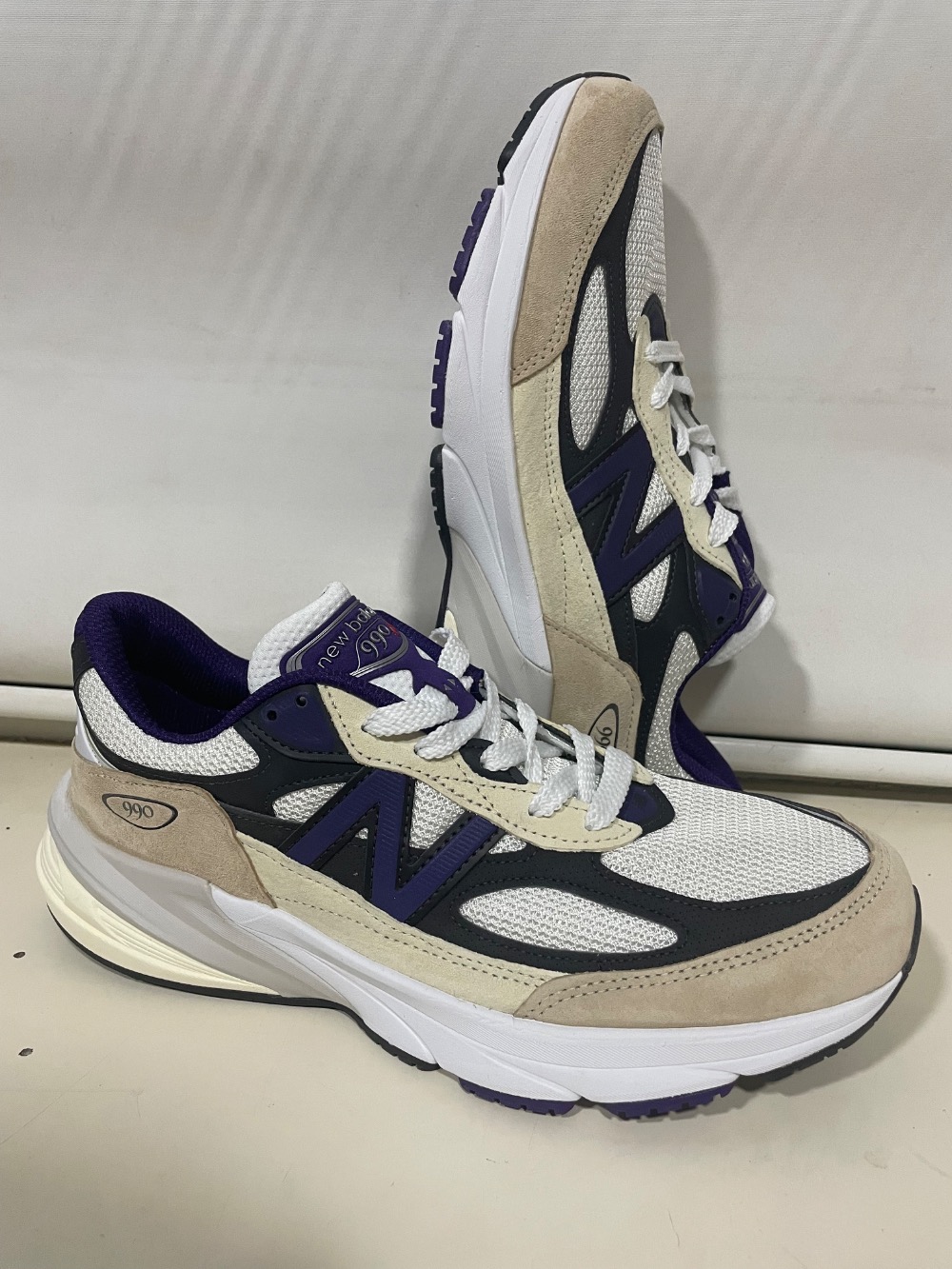 Teddy Santis x New Balance 990v6 MiUSA White Black Plum