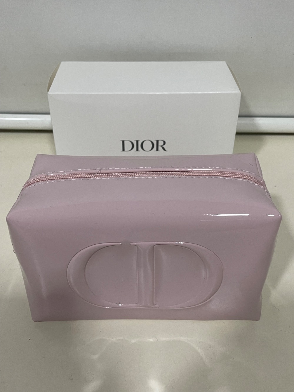 Necessaire Dior Beauty Vinil Rosa Nova