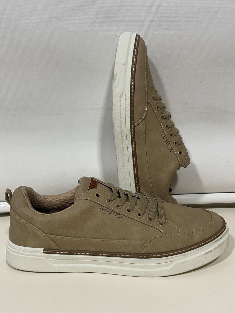 Sapatênis Nautica Men's Classic Lace-Up Low Khaki 44