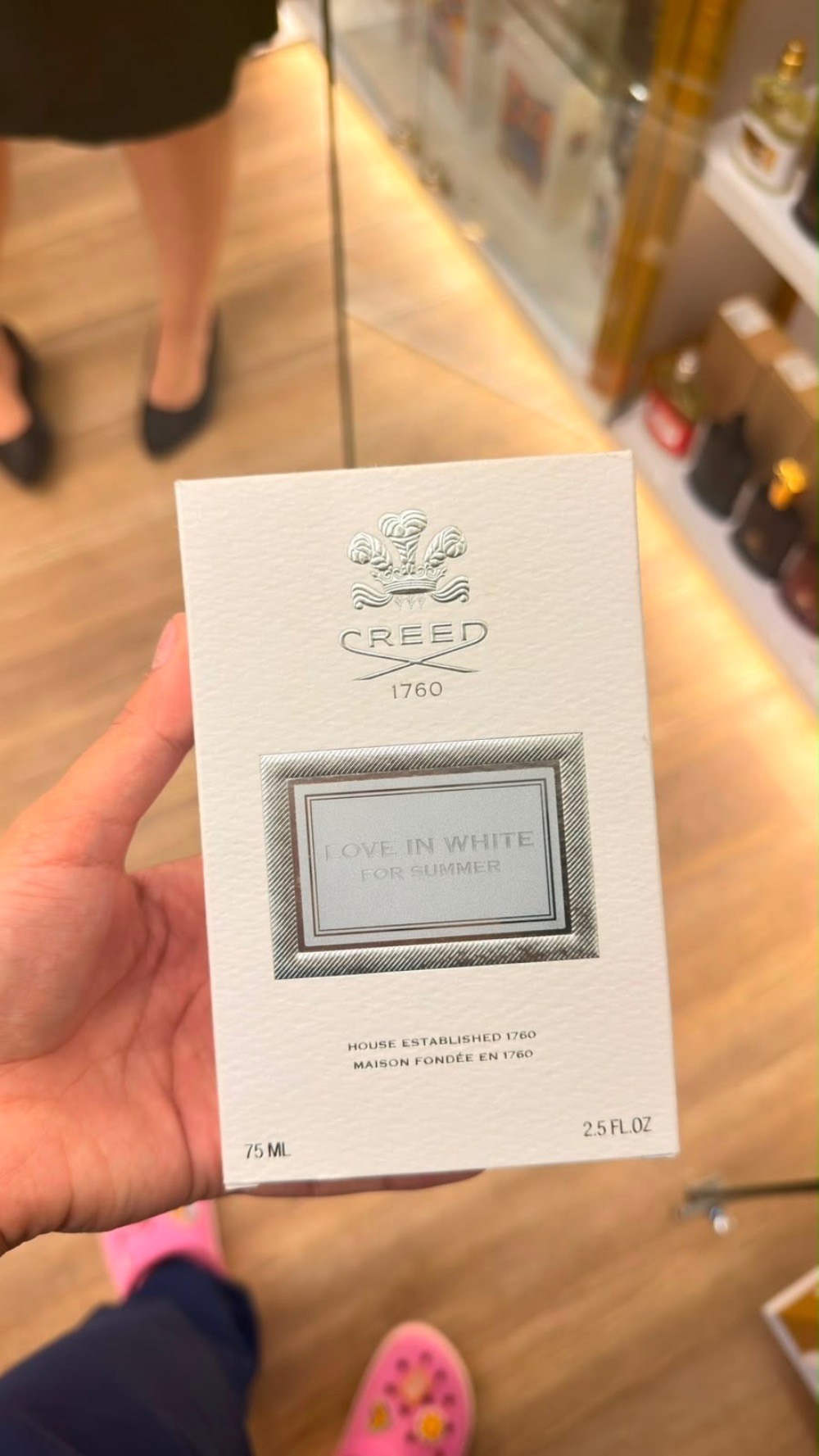Perfume Creed Love In White For Summer 75ml — único, Novo