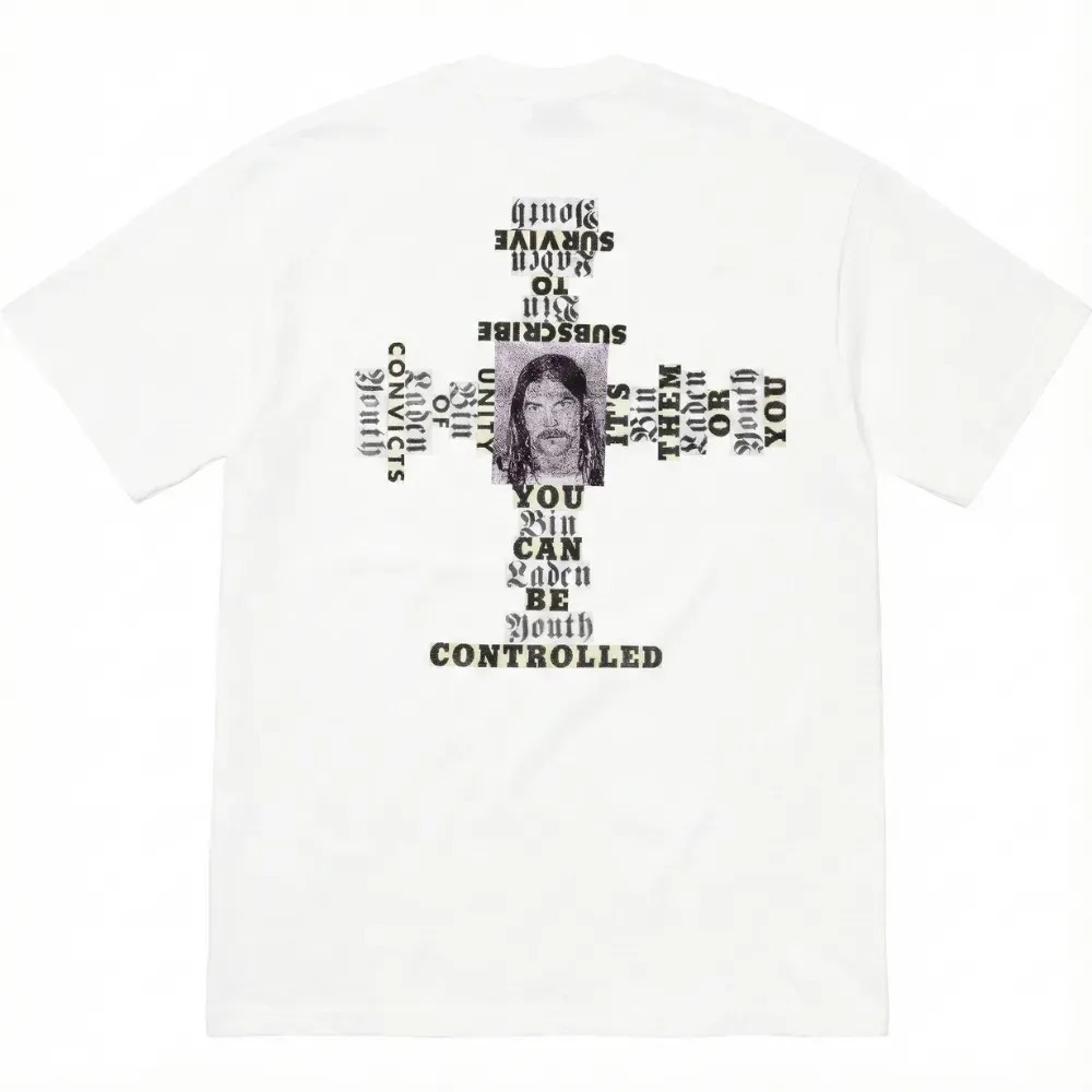 Camiseta Supreme Dash Snow White FW25-W17 — XG, Novo
