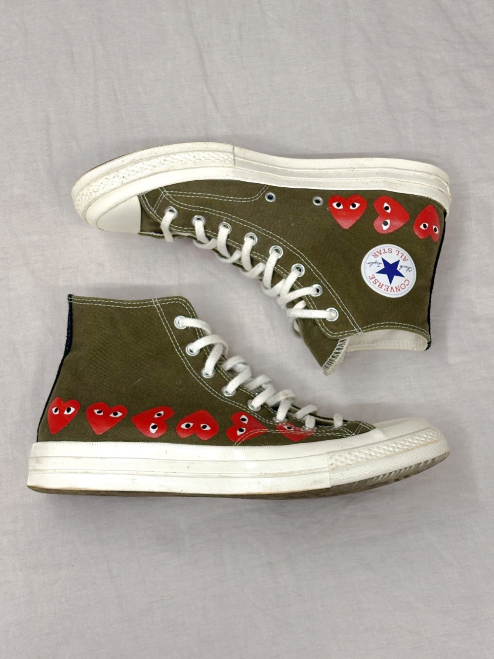 Comme des Garçons Play x Chuck 70 Hi Top Multi Heart