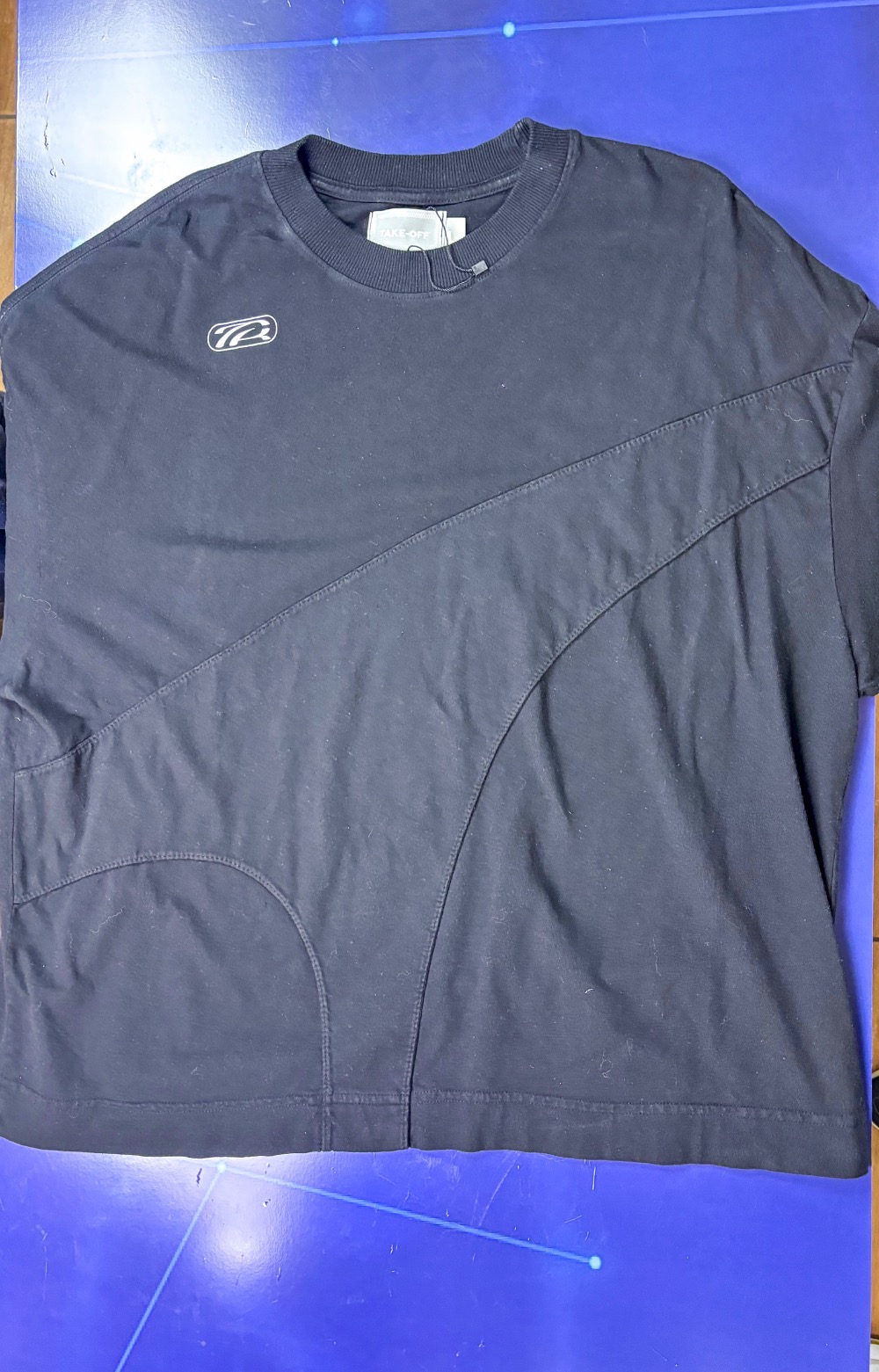 camiseta take-off boxy overlay