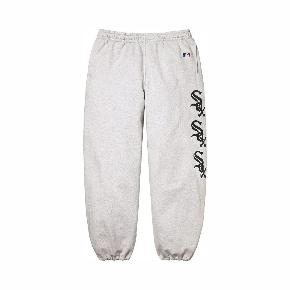 Chicago White Sox x Supreme Calça Ash Grey FW25-W17 — P / XG, Novo