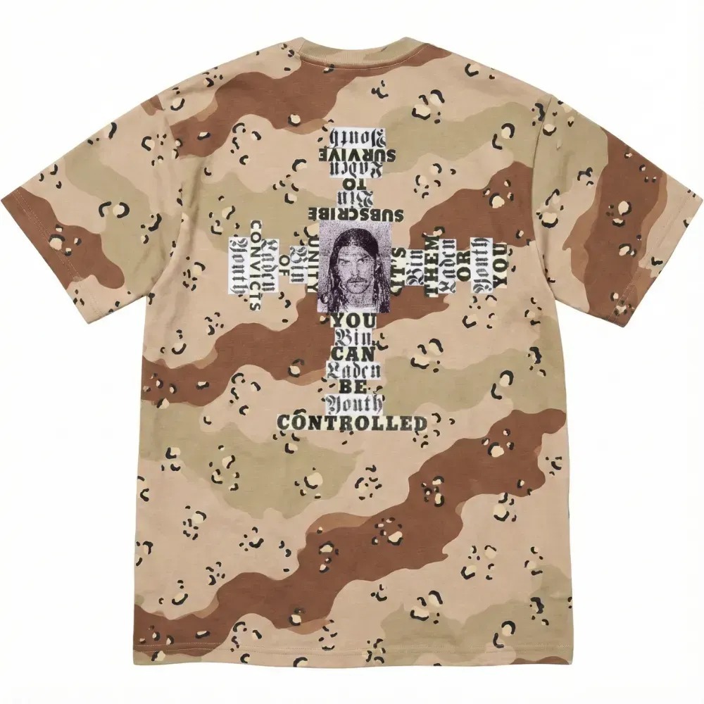 Camiseta Supreme Dash Snow Chocolate Chip Camo FW25-W17 — M, Novo