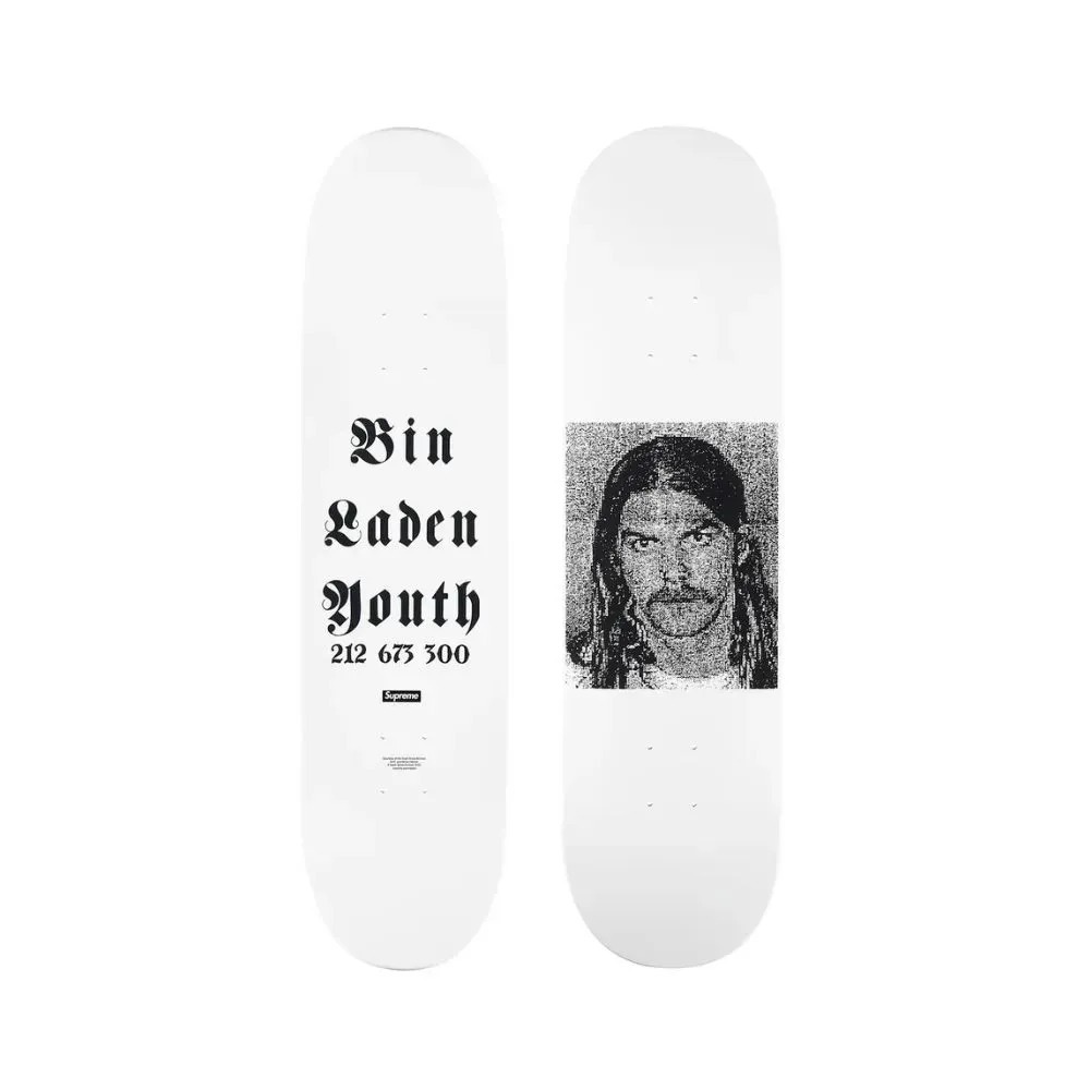 Dash Snow x Supreme Skateboard White FW25-W17 — Único, Novo