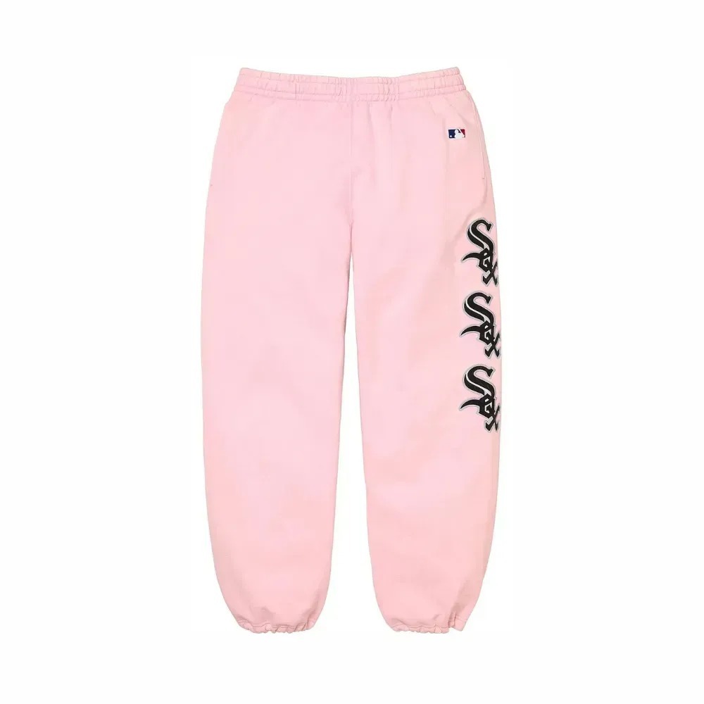 Chicago White Sox x Supreme Calça Pink FW25-W17 — G / XG, Novo