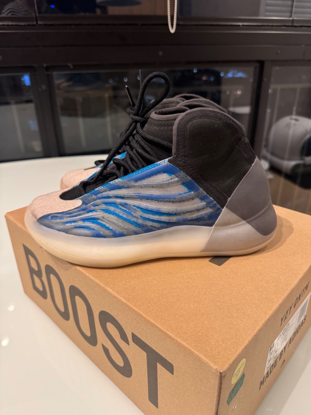Yeezy QNTM BSKTBL Frozen Blue