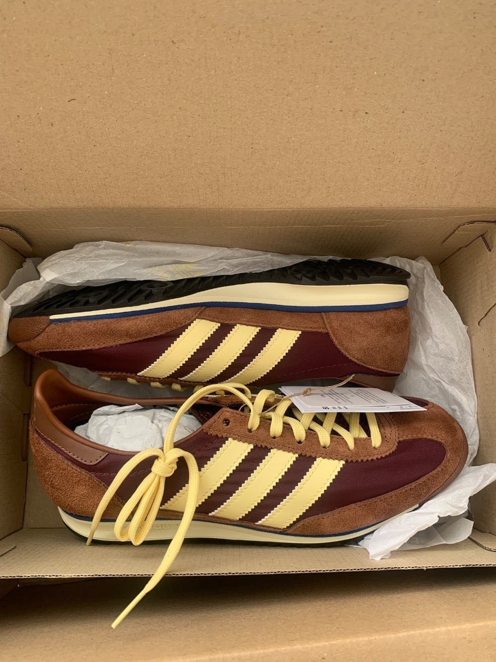 adidas SL 72 OG Maroon Almost Yellow