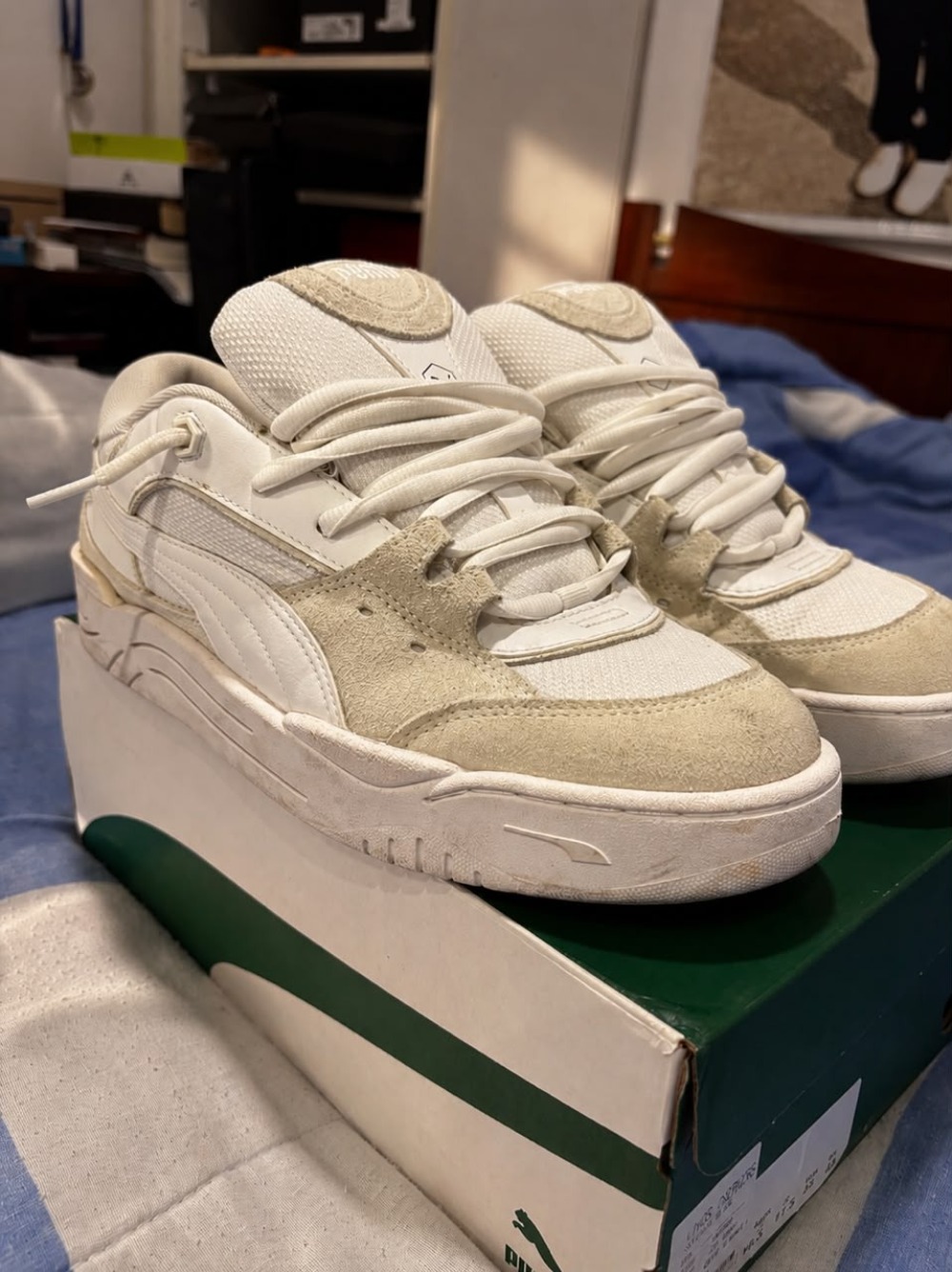 Puma-180 White Grey